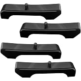 XYgdhqpt 4Pcs Rubber Radiator Isolator Pads,Replace #7-1711,Black | Engine Radiator Isolators Pad Support Bushings Fit for 73-87 Chevy C10 Caprice C20 K10 K30 C30 GMC K1500 (BLACK)