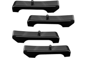 XYGDHQPT 4 Sets of Engine Radiator Isolators Pad Support Bushing,Rubber Radiator Insulator Pads Compaible with 73-87 Chevy C10 Caprice C20 K10 K30 C30 GMC K1500(Replace #7-1711) (BLACK)