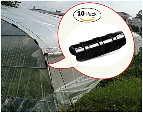 VISNU φ32 ABS Snap Clamp for Greenhouse 1in PVC Pipe White 10 per Bag