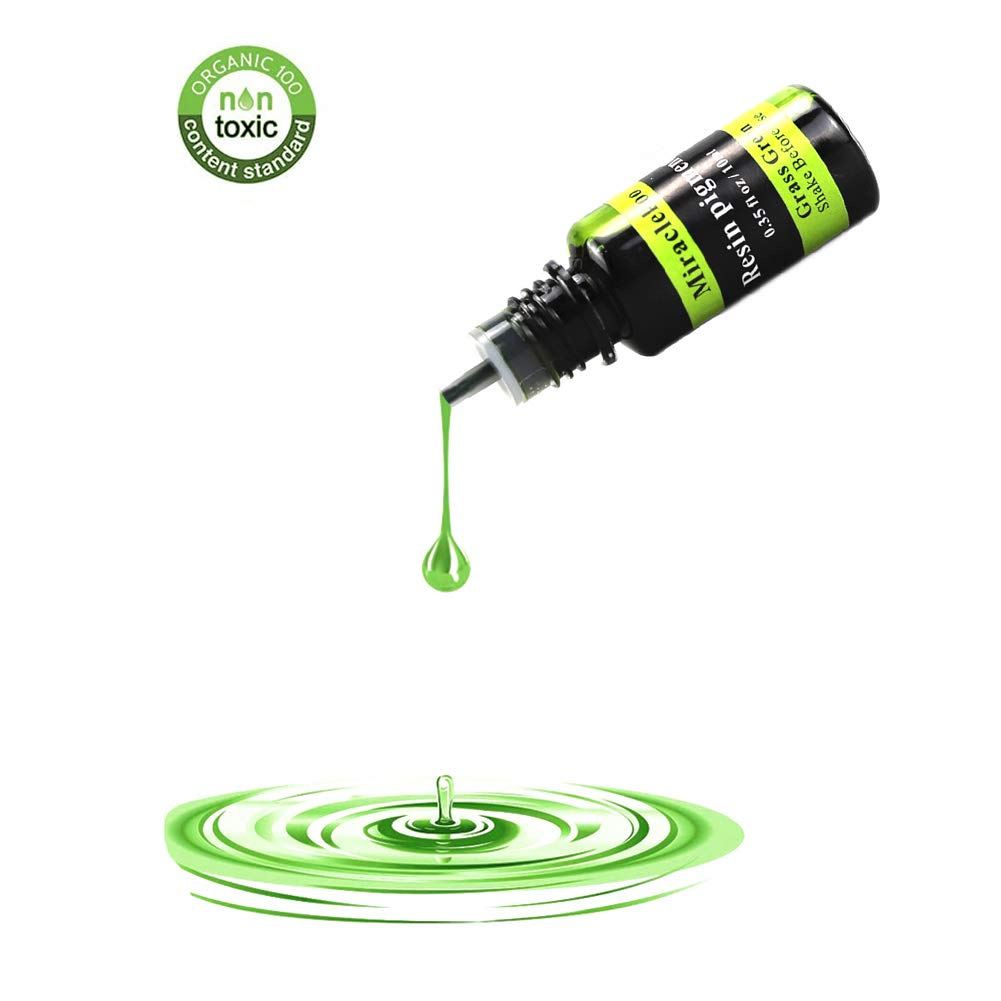 18 Colors Epoxy Resin Color Dye Colorant Liquid Epoxy Resin Pigment,10ml Each,Translucent