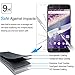 Draws 2.5 D Round Edge Ultrathin HD 9H Hardness Scratch Proof Bubble Free Nexus 6p Tempered Glass Screen Protector (Pack of 2)