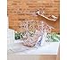 Cathy's Concepts Reception Gift Card Holder – Rose Gold, Metal Construction, Glitter Accents, Perfect for Weddings, Graduations & More