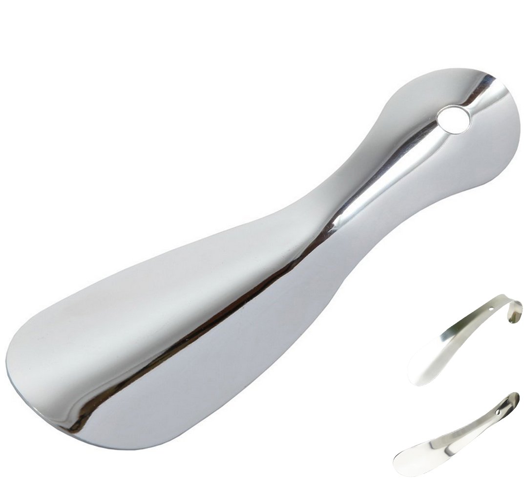 Simplife Portable Professional Shoehorn Stainless Steel Metal Shoe Horn