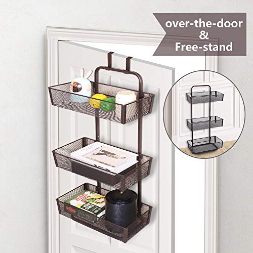 Hanging Kitchen Baskets MILIJIA 3 Tier Free Standing Mesh Basket