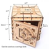 YOFIT Mechanical Models,3D Wooden Puzzle,Model Safe Kit,Mechanical 3D Safe