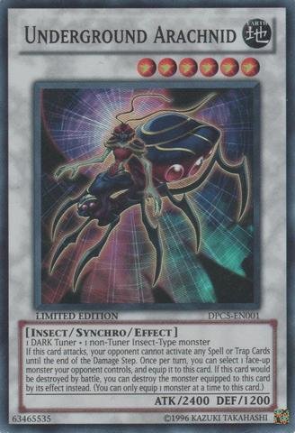 Yu-Gi-Oh! - Underground Arachnid (DPC5-EN001) - 2011 Duelist Pack Tin - Limited Edition - Super Rare
