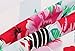 Wellwits Women's Notched Flamingo Stripes Cap Sleeves Vintage Party Dress