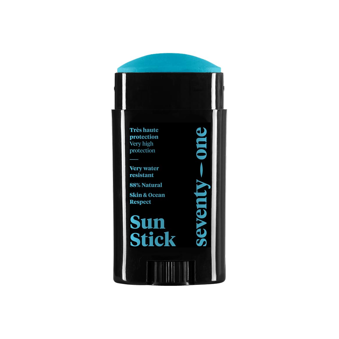 SeventyOne Percent | The Ocean Blue : Sun Stick SPF 50+ | Stick Solaire Visage Vegan - Très Haute Protection | Très resistant à l’eau | UVA 34 | 87% Naturel - Made in France | 15 gr — image 1