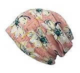 Qiabao Womens Printed Slouch Chemo Beanie Cap Hat for Cancer Patients