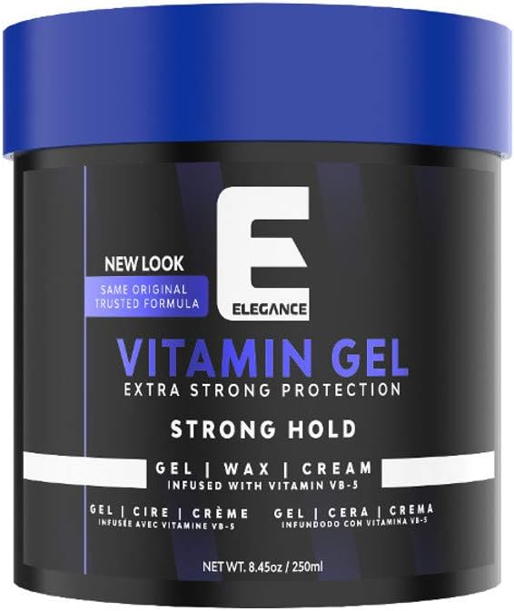 Elegance Extra Strong Hair Gel, Blue, 8.8 Ounce Amazon.ca Beauty