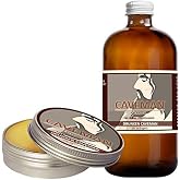 Caveman Drunken Caveman (Bay Rum) Beard Oil and Beard/Mustache Balm, Leave in Conditioner, 1oz Oil and Balm Bay Rum Scent