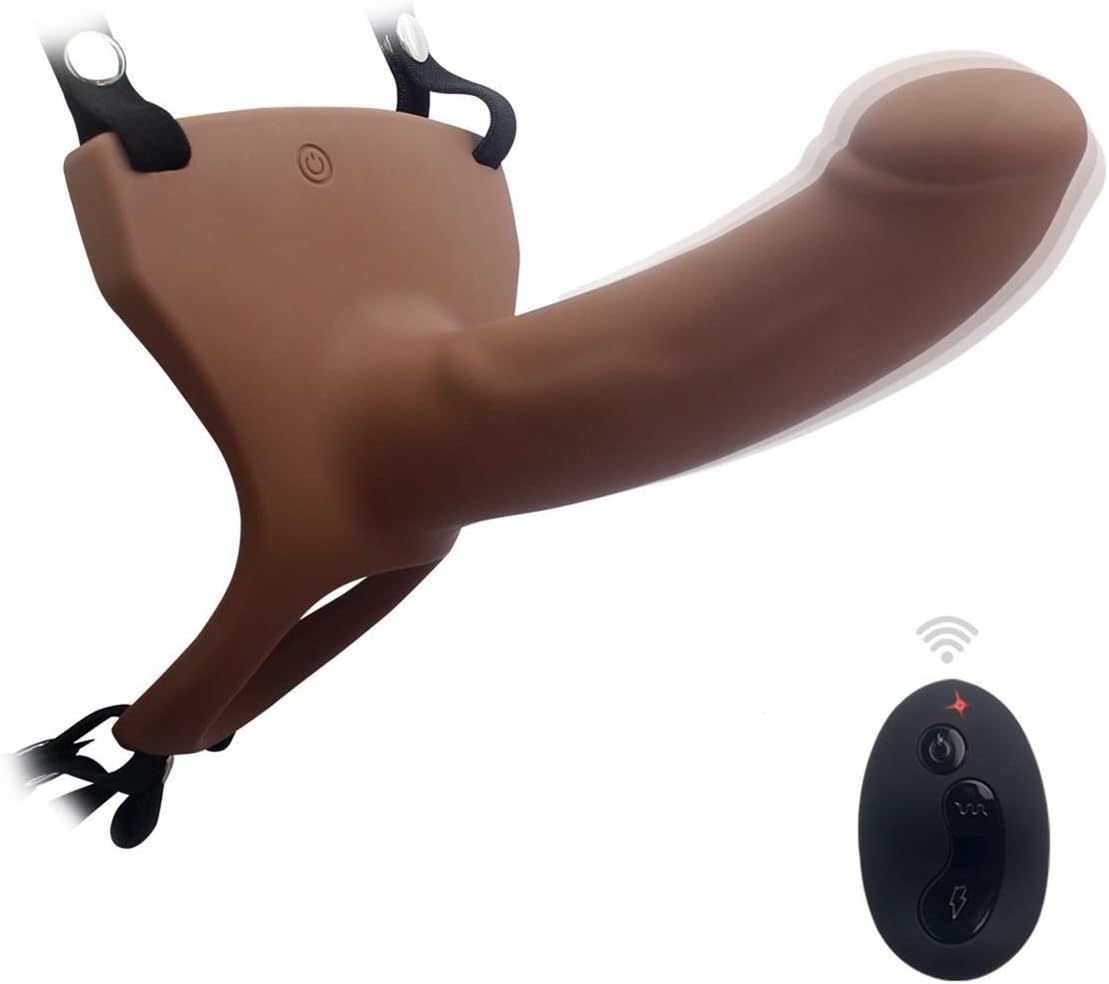 Uu and zozo Wireless Remote Control Silicone Hollow Strapon for Men Big Size Sleeve for Men Couples