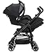 Maxi-Cosi Dana for2 Double Side by Side Stroller with Infant Car Seat Adapters, Devoted Black, One Size