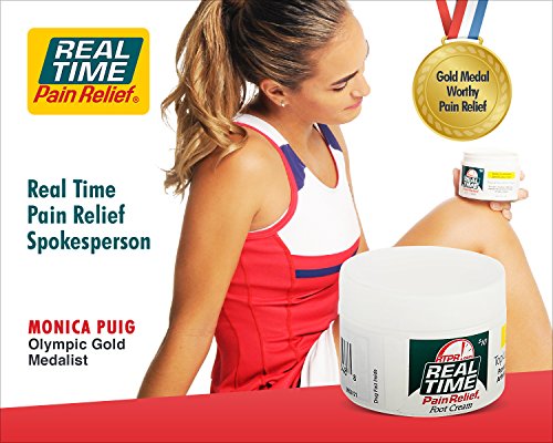 Real Time Pain Relief Foot Cream, 1.4 Ounce Jar