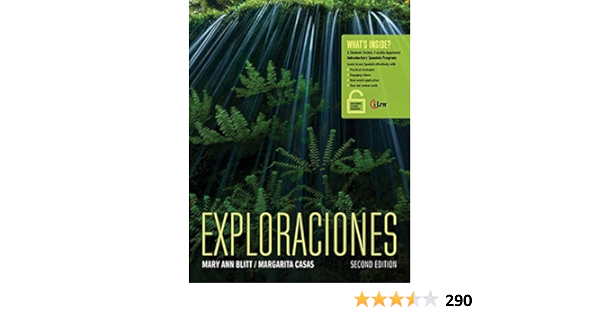  Exploraciones With Access Card 9781305252479 Blitt Mary Ann Casas Margarita Books