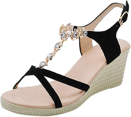jeweled t strap sandal