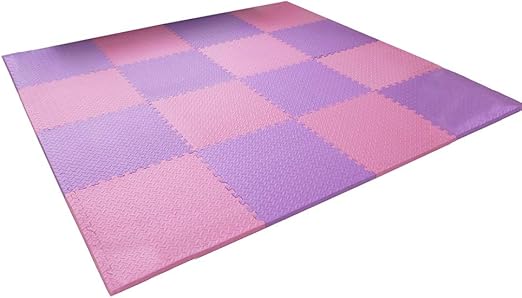 Haibuhao Schaumstoff Puzzlematte 2 Farben Mischen Und Zusammenpassen Krabbeldecke For Kinder Einzelstuckgrosse 60x60x1 2cm Color G Size 16pcs Amazon De Kuche Haushalt
