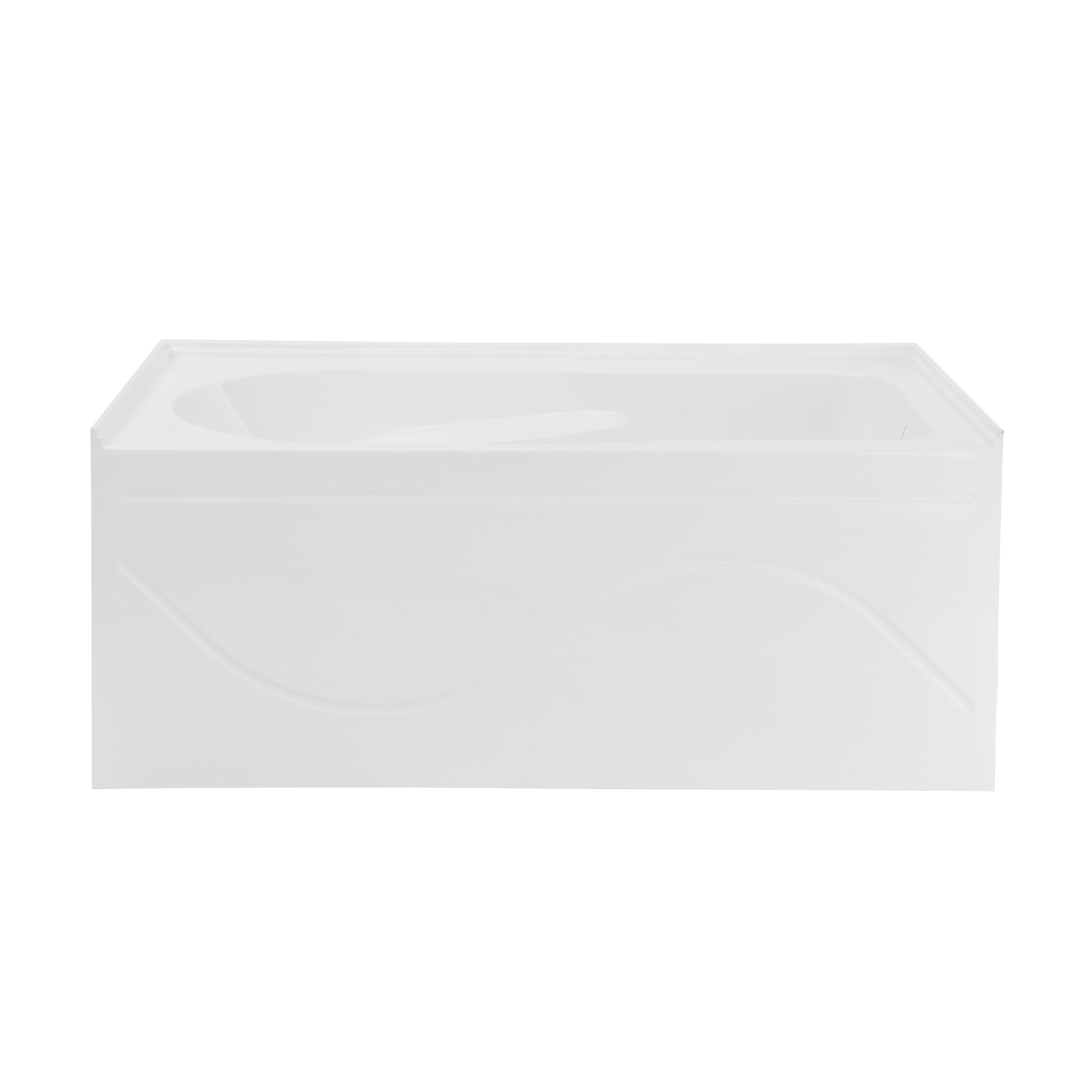 Photo 1 of ***CORNER DAMAGE, SMALL CHIPS...SEE PHOTOS)***  
Ivy 48'' x 32" Bathtub with Apron Right Hand Drain in White
