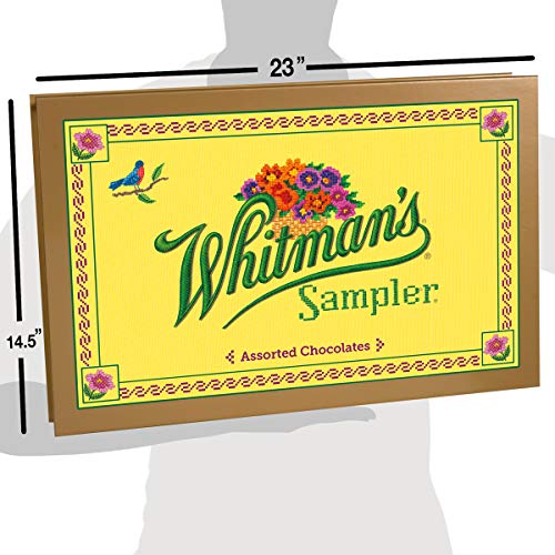 Russell Stover Whitman's Giant Sampler Assorted Chocolates Box, 40 Ounce