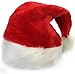 Funny Party Hats 10 Pack of Plush Santa Hats - Christmas Hats Bulk - Elf Hat - Traditional Red Xmas Hats