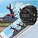 T1 Tact Military Grade Super Tough Smart Watch Outdoor Sports Talking Watch Mens Digital Sports Watch Waterproof Outdoor Pedometer Calorie Counter Multifunction Bluetooth Smart Watch (Black)