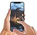 iPhone X Screen Protector, DAUPIN iPhone X Tempered Glass Screen Protector [Scratch Resistant] [Anti-Fingerprint] HD Clear Bubble Free Screen Protector Film for Apple iPhone X(Black 2)