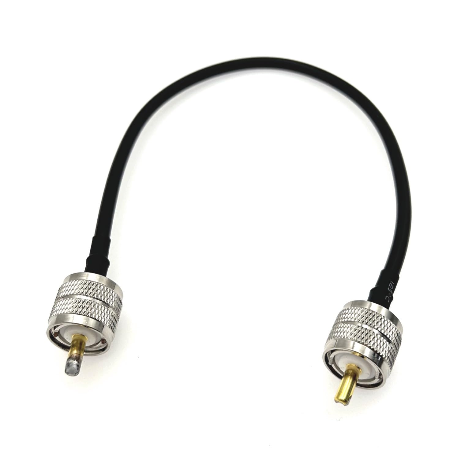 JZK UHF Male PL-259 to UHF Male PL-259 RG58 Coaxial Cable for HAM & CB Radio: Ideal for Antenna Analyzer, Reactive Load, and SWR Meter (1 Piece)