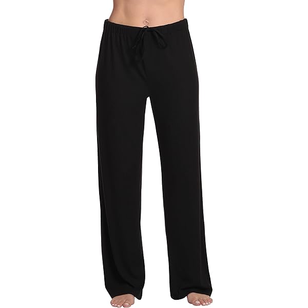 CYZ Womens Casual Stretch Cotton Pajama Pants Simple Lounge Pants
