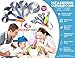 Measuring Cups and Spoons Set – Incl 5 Measuring Cups Stainless Steel 5 Spoons and Clips | Use with Wet or Dry Ingredients | Stackable Nesting Variety Pack | 10 Piece Set