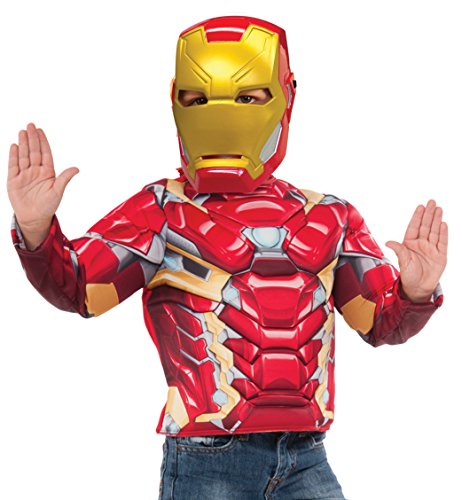 Marvel Captain America: Civil War Iron Man Muscle Chest Shirt