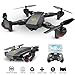 OKPOW 2MP 120° Wide Angle Selfie Drones 2.4G Foldable RC Quadcopter Wifi FPV Drone Altitude Hold 3D Flips Rolls 6-Axis Gyro Gravity Sensor RTF RC Drones
