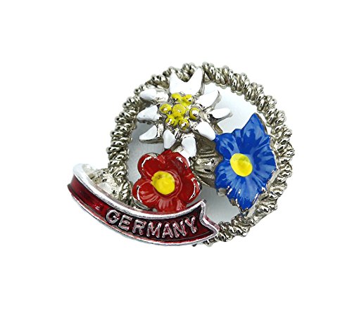 Alpine Edelweiss Flowers German Hat Pin