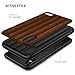 Ringke Flex S Compatible with iPhone X, iPhone 10, Non-Folio Interview Professional PU Leather Style TPU Shock Protection Fingerprint Resistant Qi Wireless Charge Compatible - Brown