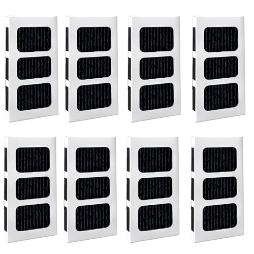 8 Pack Refrigerator Air Filter Replacement Compatible for PAULTRA2,Frigidaire Pure Air Ultra 2, Pure Air Ultra ii & Electrolux FRIDGIDARE Model 242047805, 5303918847, EAP12364179