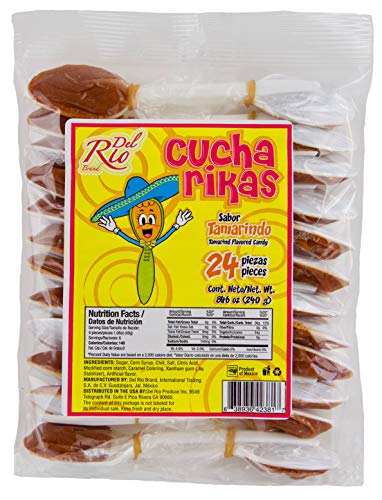 Del Rio Brand - Cucha Rikas Sabor Tamarindo: Tamarind Flavored Candy - 24 Pieces