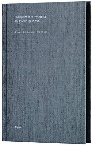 PENNX Premium Notebook Journal, [Minimalism Style] Grid & Line & Blank Page, Size: 5.11" X 7.08", 192 Pages, Thick Hard Cover, Writing Paper (Denim Blue)