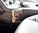 WHITE RHINO Gun Magnet Mount - 2 Complete Kits Include 4 Screws and Double Sided Tape Rubber Coated 35 lb Rating Magnetic Gun Holder for Truck, Car, Holster, Handgun, Rifle, Pistol (2)