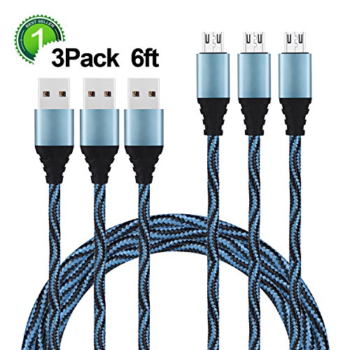 Micro-USB-Cable-Xcords-USB-20-to-Micro-USB-Android-Charger-Cable-High-Speed-USB-Sync-and-Charging-Cord-for-Android-Phones-Tablets-PS4-Xbox-One-and-More3Pack-6FT
