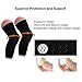 Laxuri R700 Crashproof Basketball Kids Adult Knee Pads with Breathable Compression Honeycomb Pads Support, (1 Pair) Leg Knee Long Sleeve Protector Gear