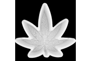 VONZK Car Freshie Mold Summer Vacation Silicone Mold 4 3/4” L X 3 1/2” W X 1 1/4” H for Aroma Beads DIY Handmade Freshies Mould (Leaf)