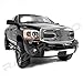 Razer Auto Chrome Big Horn Complete Grille Factory Replacement Grille w/Shell (Chrome) for 2006-2008 Dodge RAM 1500, 2006-2009 Dodge RAM 2500/3500
