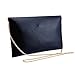 GEARONIC TM Fashion Designer Women Handbag Tote Bag PU Leather Shoulder Ladies Girls Purse Teens For Beach Travel Work Evening Day School Navy Blue