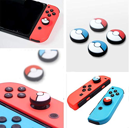 image for Jamont Gaming Rubber Thumb Cover Compatible Switch Lite  Joycon Contro