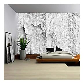 Old Grunge Obsolete Wall, Background Texture Image - Removable Wall Mural | Self-Adhesive Large Wallpaper - 66x96 inches