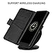 Galaxy S9 Wallet Case, BENTOBEN Samsung Galaxy S9 Flip Case Cover [Genuine Leather] Durable Protective Slim with Stand Function & 3 Card Slots Pro Black