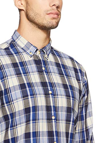 blackberrys-Mens-Checkered-Regular-Fit-Casual-Shirt