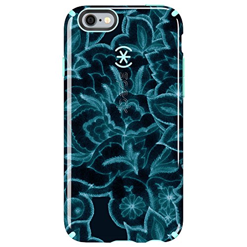 Speck Products CandyShell Inked Case for iPhone 6/6S - Retail Packaging-  Boho Floral Pattern/Aloe Green