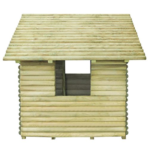Tidyard Cabane de Jardin | Aire de Jeu Bois | Chalet en Bois de Pin Imprégné FSC pour Enfant 167 x 150 x 151 cm