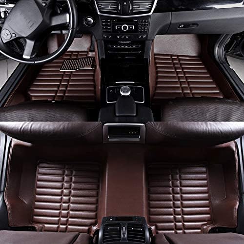 Unicozy Waterproof Car Floor Mats Full Covered Front and Rear Liners for Hyundai IX35 2010-2016(Coffee)