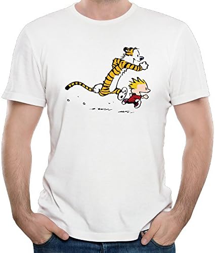 Tiger Calvin And Hobbes T Shirt For Man